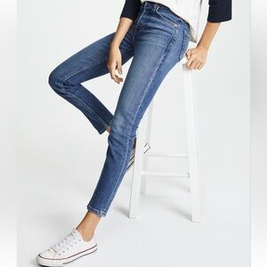 Re/Done High-Rise Ankle Crop Mid-80s Wash Size 26 Stretch Elastane